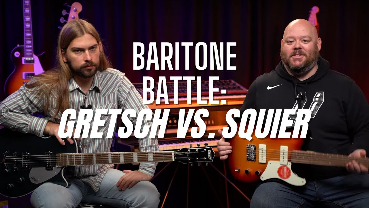Gretsch G5260 vs. Squier Paranormal Cabronita | Battle of the Baritones! - YouTube