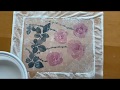 Hoe plak je een sumi-e Japanese inktschildering op rijstpapier op traditionele wijze met lijm.