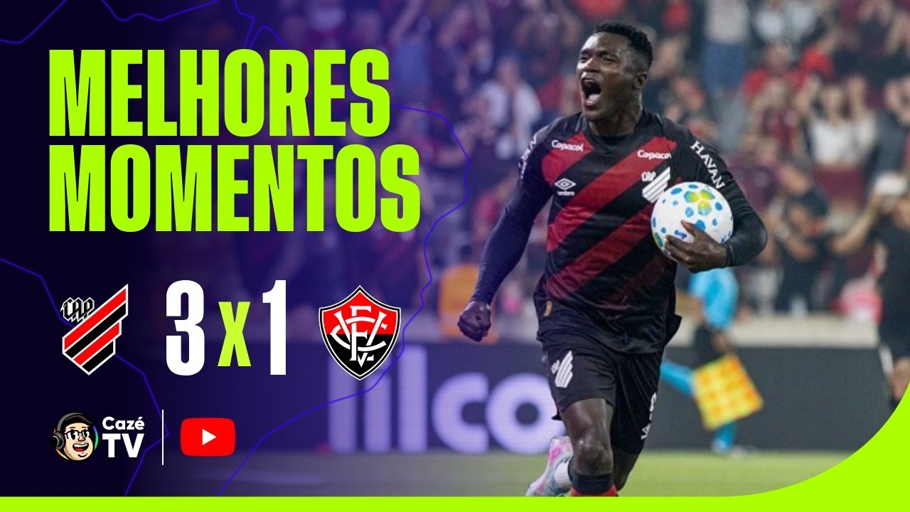 MELHORES MOMENTOS: ATHLETICO-PR 3 X 1 VITÓRIA | BRASILEIRÃO 2026 | 13ª RODADA