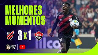 MELHORES MOMENTOS: ATHLETICO-PR 3 X 1 VITÓRIA | BRASILEIRÃO 2026 | 13ª RODADA
