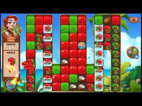 Lost Island Blast Adventure Level 1363 - NO BOOSTERS 🏝️ | SKILLGAMING ✔️