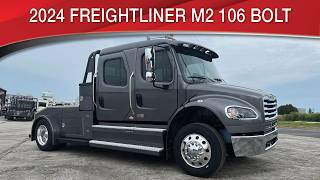 A preview image of the linked video showcasing 2024 Freightliner M2 106 Bolt