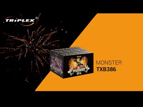 FAJERWERKI TXB386 MONSTER TRIPLEX FIREWORKS