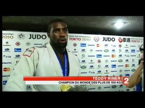 TEDDY RINER EQUIPE FRANCE JUDO MEDAILLE OR TOKYO FRANCE2 BLOGPARFAIT SEPT 2010