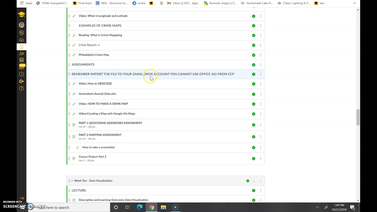 Walkthrough Crime Mapping and Gecoding