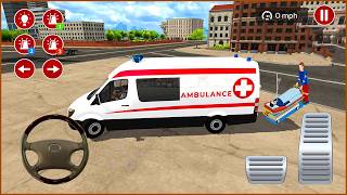 4K Ambulans oyunu izle 3D || American Ambulance Simulator #459 Ambulans oyunları 3D Android Gameplay