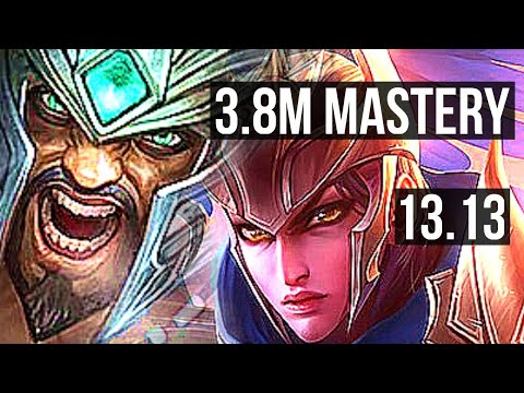 TRYNDAMERE vs QUINN (TOP) | 3.8M mastery, 5/1/3, 700+ games | KR Master | 13.13