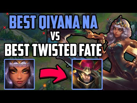 How To Play VS Twisted Fate as Qiyana - BEST Qiyana NA (Grandmaster Elo)