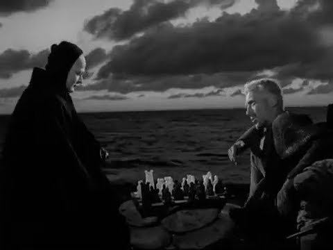 El séptimo sello (1957) |Una partida de ajedrez con la Muerte| Español.