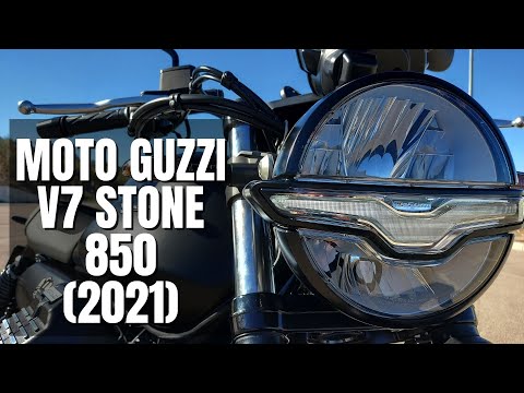 Moto Guzzi V7 Stone 850 (2021) | Probefahrt, Walkaround, Soundcheck | VLOG262