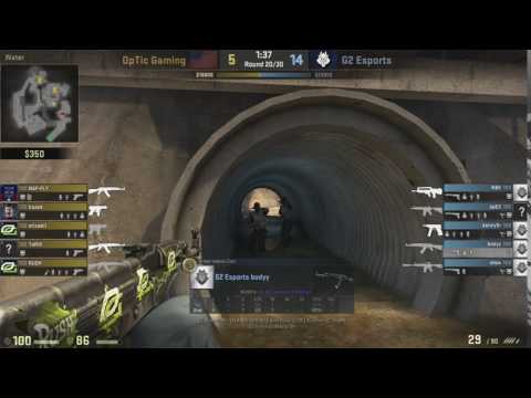 G2 bodyy FAST 4k vs OpticGaming Overpass @ ECS SEASON 3 FINALS