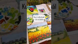 Individuální kurz malování obrazu v Hostěrádkách-Rešově pro začátečníky (na cca 4 hod) - min.počet účastníků 2 osoby, cena 1990 Kč/os