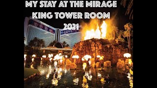 My 3 night stay at the Mirage King Tower Room. Tour of Secret garden, the Volcano & More