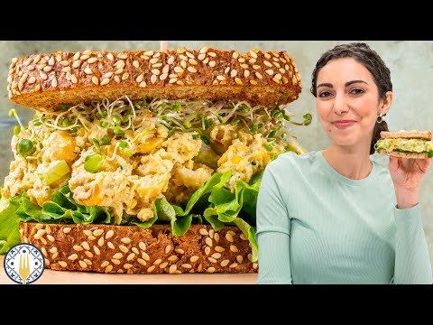 BEST Chickpea Salad Sandwich!