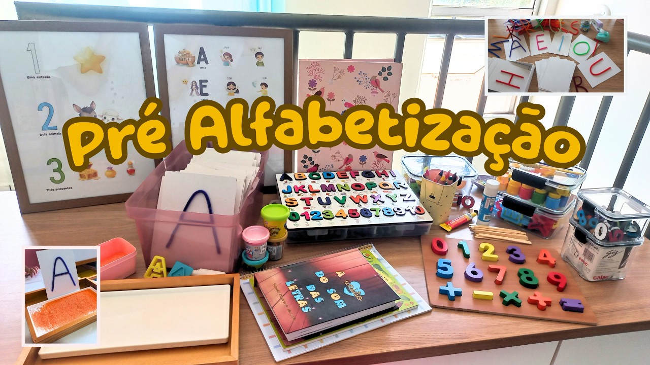 Pré-alfabetização: materiais essenciais para começar de forma leve