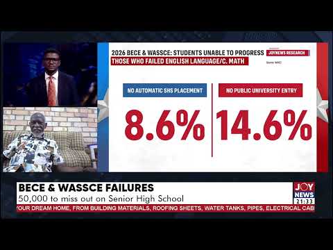 BECE & WASSCE failures: The grading system cannot be blamed - Prof. Stephen Adei.