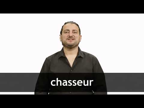 Translate CHASSEUR from French into English