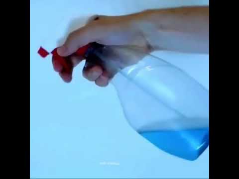 Girl sneezing like windex cleaner vine