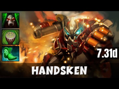 HANDSKEN Clockwerk TOP LANE Gameplay | Dota 2 Full Game