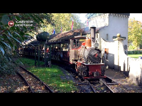 🇩🇪 Cab Ride 1908: Efteling Theme Park Steam Train 11/10/2018