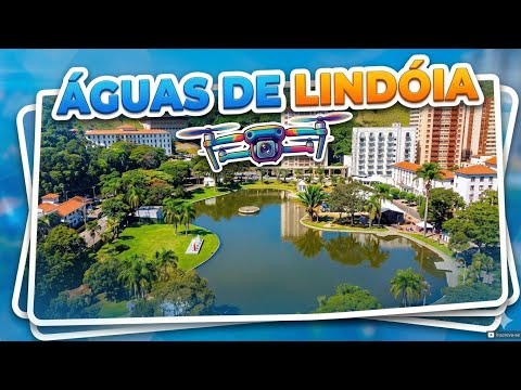 Águas de Lindóia Vista do Alto: Imagens de Drone Incríveis do Lago Central e Muito Mais