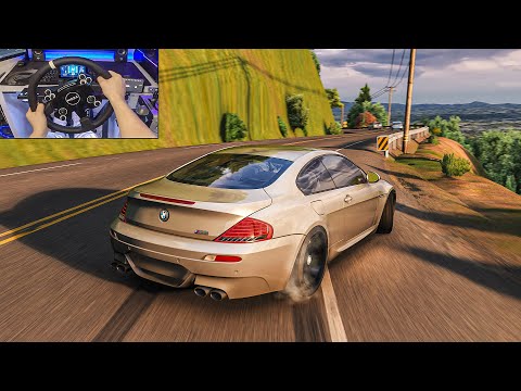 Drifting BMW M6 V10 with Pure Sound! - Assetto Corsa | Moza R9 + VR