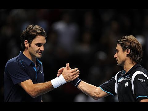 Roger Federer vs David Ferrer - ATP World Tour Finals 2011 Semifinal: Highlights