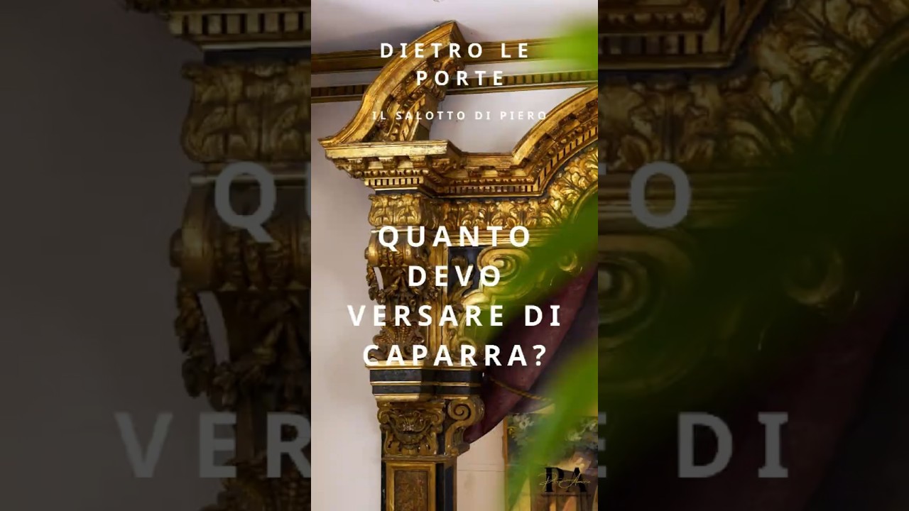 QUANTO VERSARE COME CAPARRA?