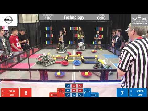 2019 VEX Worlds Technology Division Match Q106