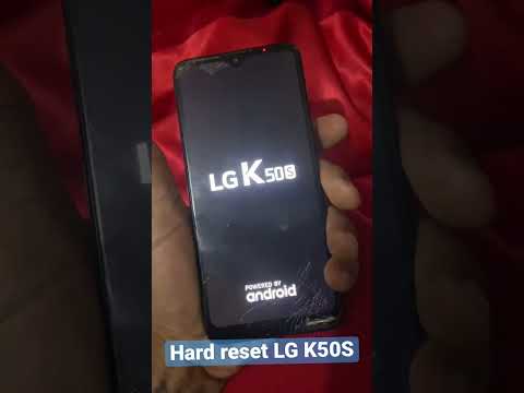 Hard reset LG K50S.