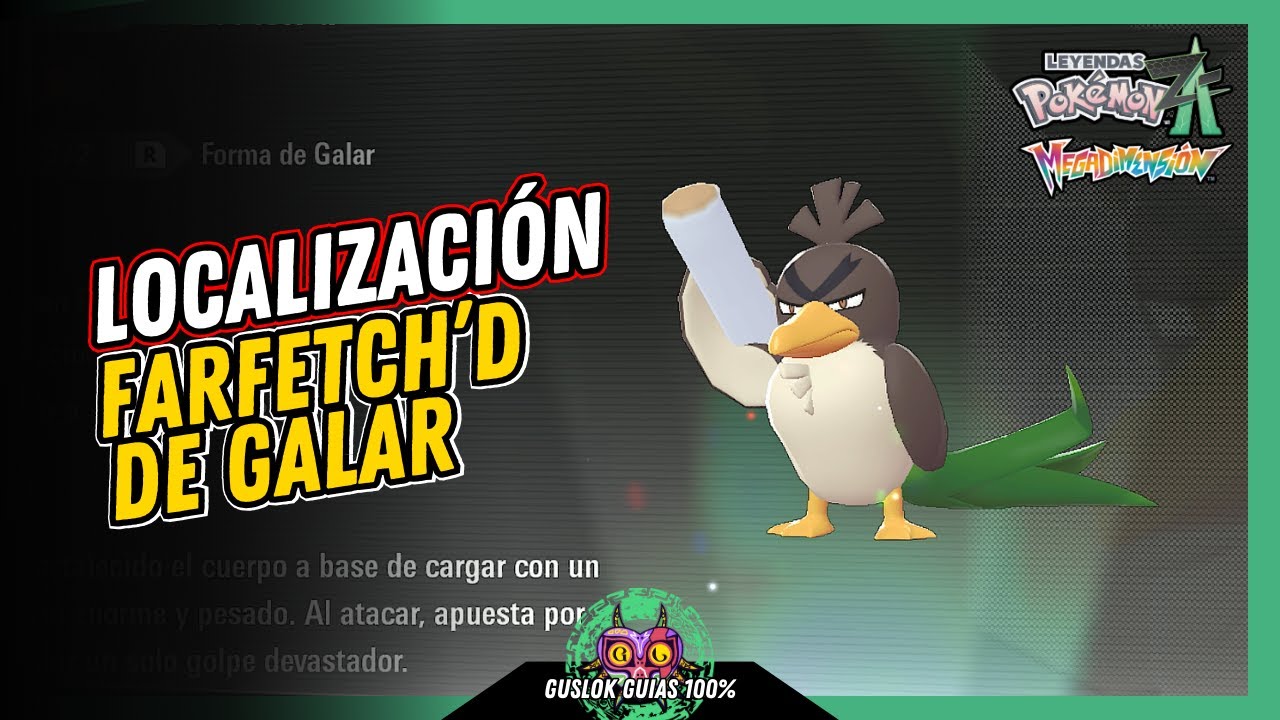 Leyendas Pokemon: Z-A Megadimension – UBICACIÓN de FARFETCH’D DE GALAR 💯 | GUÍA 100% 🏆 Leyendas Pokemon: Z-A Megadimension – UBICACIÓN de FARFETCH’D DE GALAR 💯 | GUÍA 100% 🏆