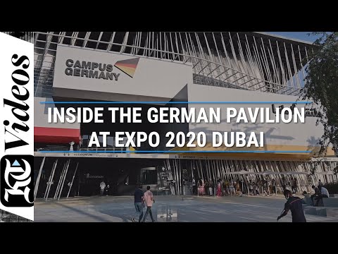 Inside the German Pavilion at Expo 2020 Dubai
