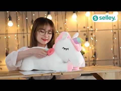 XXL Einhorn Kuscheltier und Kissen - selley.de