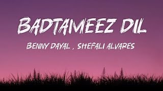 Download lagu Badtameez Dil lyrics (Yeh jawaani, Hai deewani) | Benny dayal, Shefali alvares,Pritam mp3