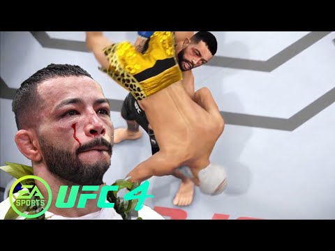 UFC4 | Old Bruce Lee vs Dan Ige | Hardest Ai