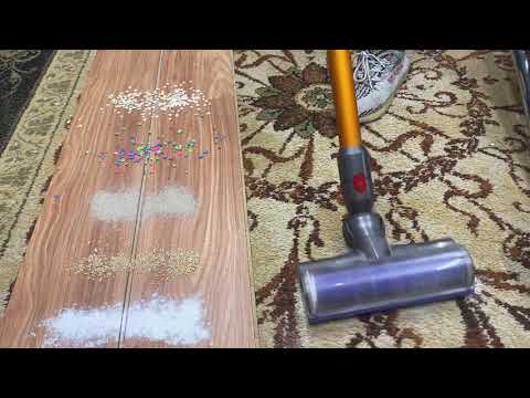 Dyson v8 Pickup tests