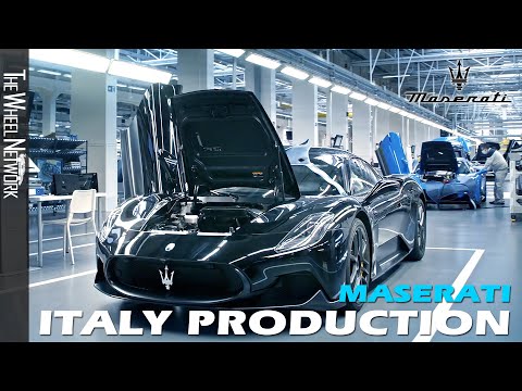 Maserati Production in Italy – MC20 Manufacturing at the Modena Plant