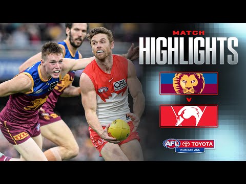 Brisbane Lions v Sydney Swans Highlights | Round 22, 2025 | AFL