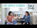 Arts Crafts Storage Tips For Kids