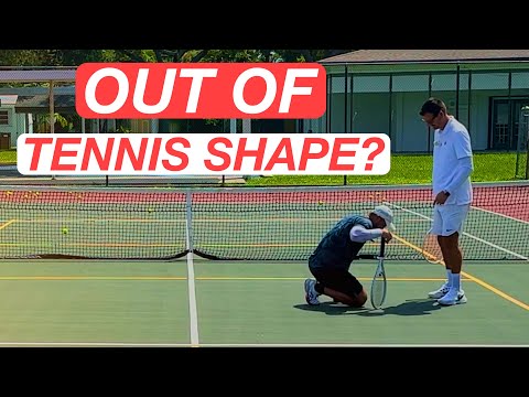 Elite Fitness Athlete Gets Exhausted Playing Tennis | Improve Tennis Specific Fitness & Stamina