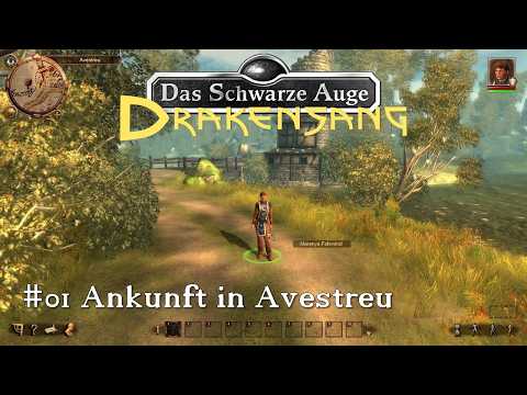 Let's Play DSA: Drakensang #01 [German] Arrival in Avestreu