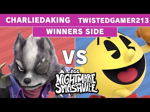 2GG NoS - Charliedaking (Wolf,Sheik) Vs Twistedgamer213 (Pacman) Winners Pools B - Smash Ultimate