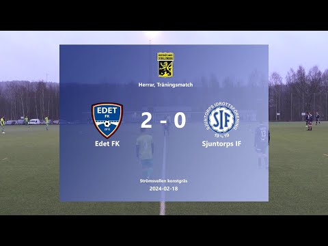 240218 Edet FK - Sjuntorps IF, Höjdpunkter