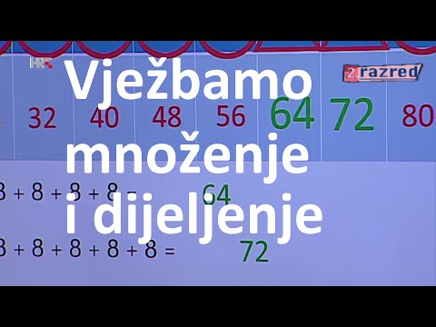 2. razred -  Vježbamo množenje i dijeljenje