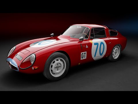 Assetto Corsa: 1963 Alfa Romeo Giulia TZ at 60s Djursland