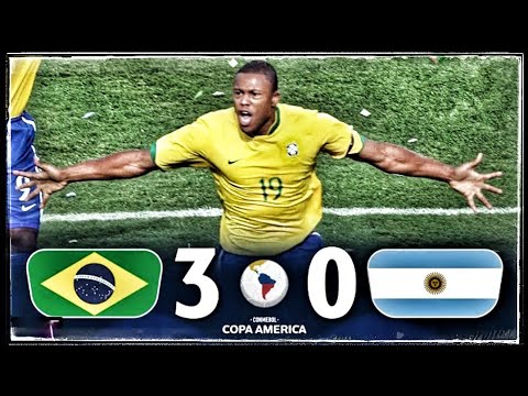#البرازيل ❌ #الأرجنتين (3 / 0 ) نهائي #كوبا_امريكا لسنة 2007 مباراة نار ياحبيبي 💥🔥🤯