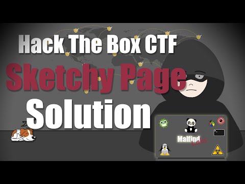 Hack The Box Business CTF 2021 - Sketchy Page challenge solution