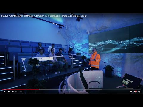 AutoMine® And OptiMine® Automation Training | Sandvik Mining and Rock Technology