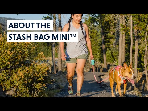 Stash Bag Mini™ Leash Pick-Up Bag Holder di Ruffwear (INGLESE)