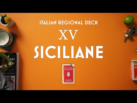 XV - Unboxing the SICILIANE (Sicilian) Italian Regional Card Deck. 15 of 16 Italian Decks.